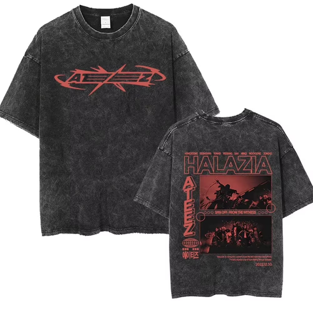 Ateez Vintage Oversized Tour T-Shirt