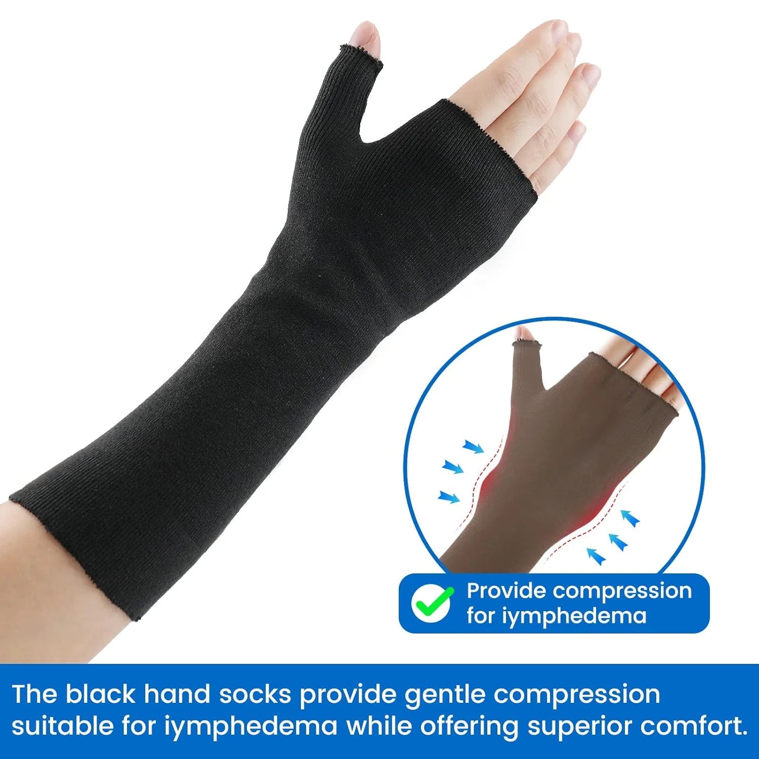 Velpeau Elastic Cotton Hand Socks 10-Pack