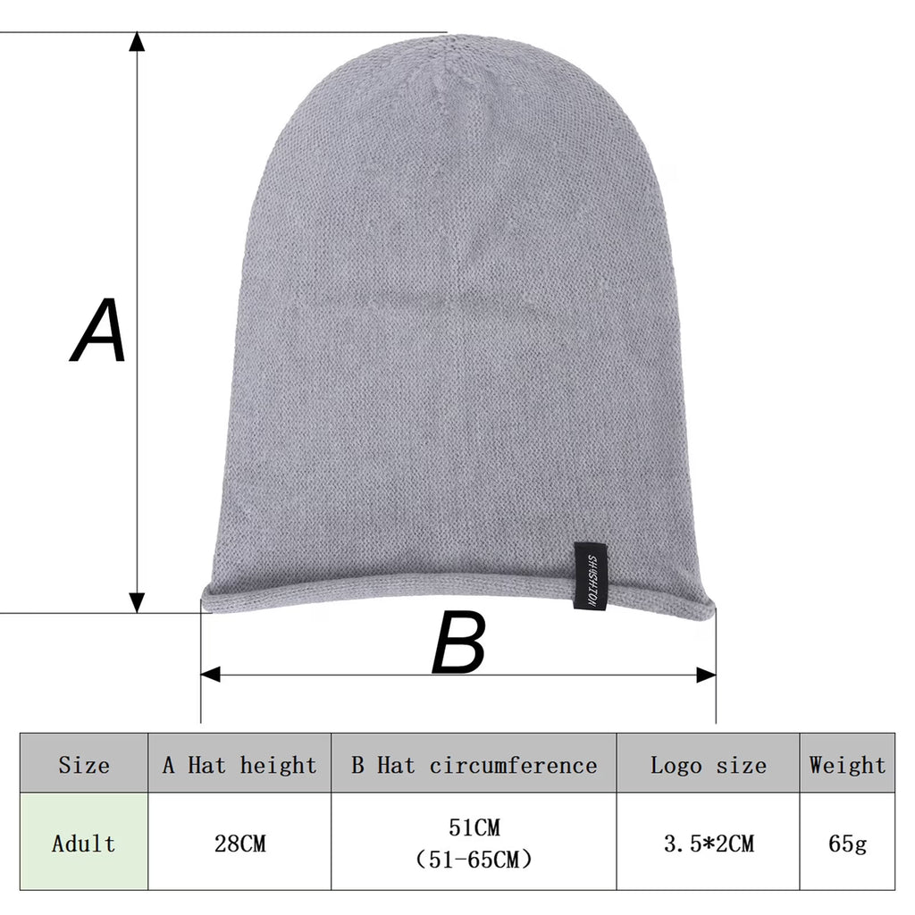 LEKODE Thin Knit Beanie
