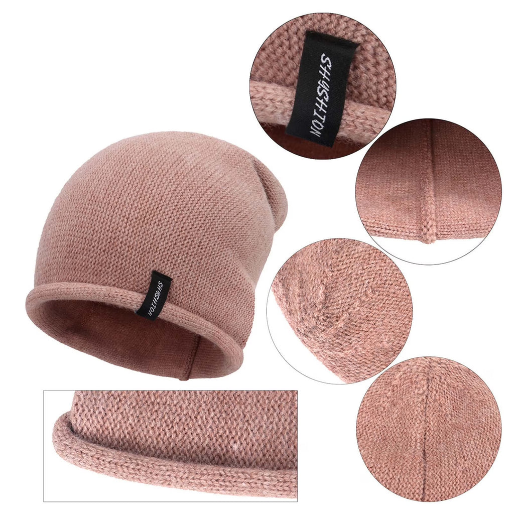 LEKODE Thin Knit Beanie