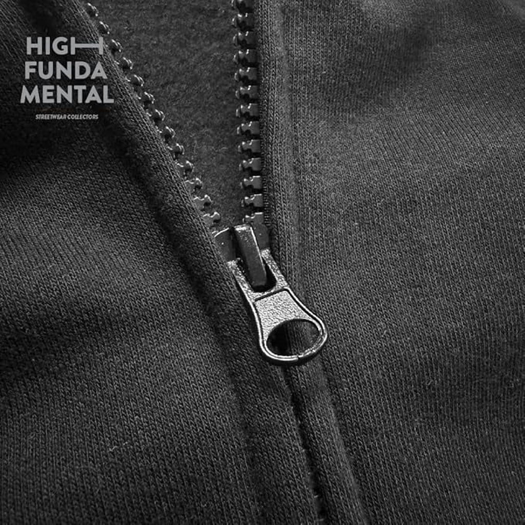HighFundamental Zip Up Fleece Hoodie